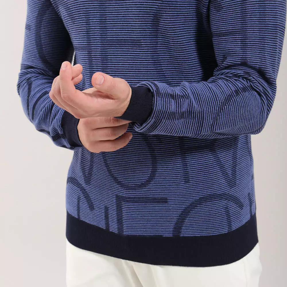 NATIVO | CHERV PATTERN CREW NECK SWEATER