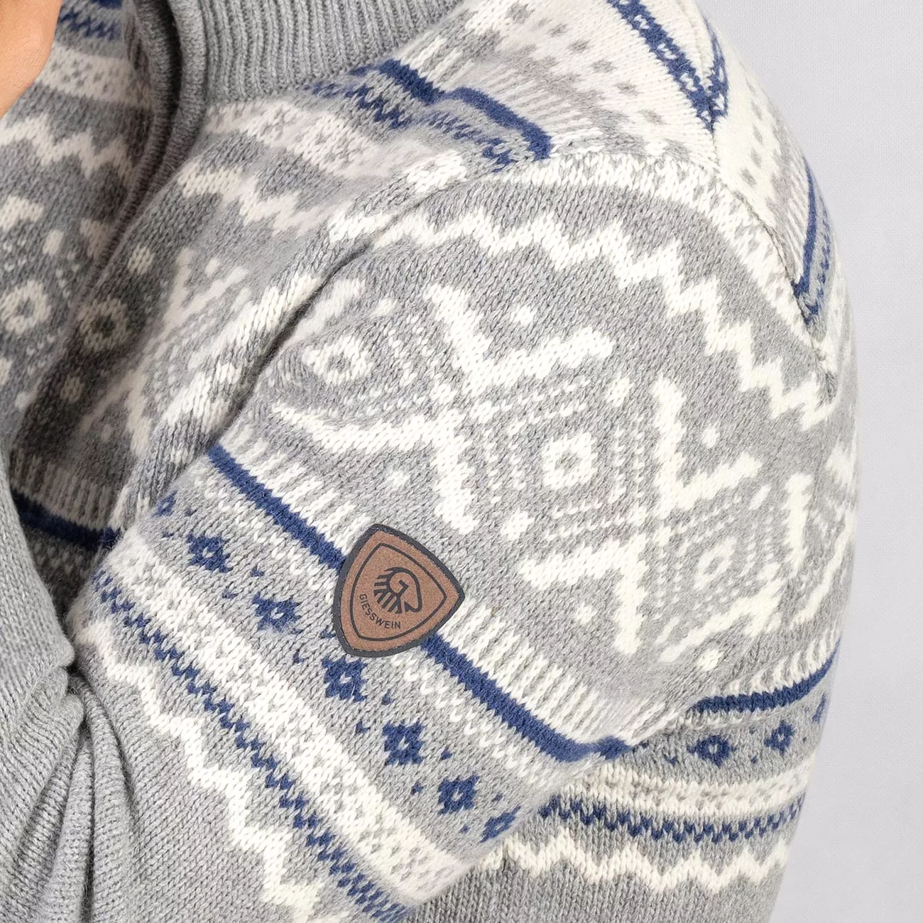 Nordic Sweater Zip Men