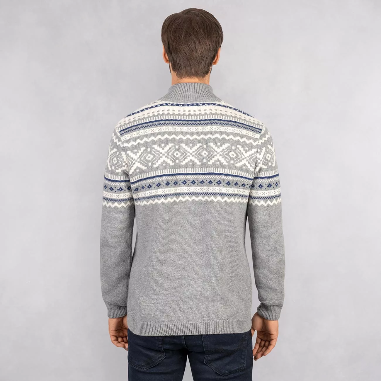 Nordic Sweater Zip Men