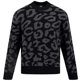 Olive Crew Neck Knitted Sweatshirt Black - W23