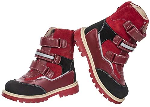 Orthopedic Boots Autumn Winter Outdoor Hight Top Insulated Shoes Three Fasteners Baby Toddler Kids Girls Boys