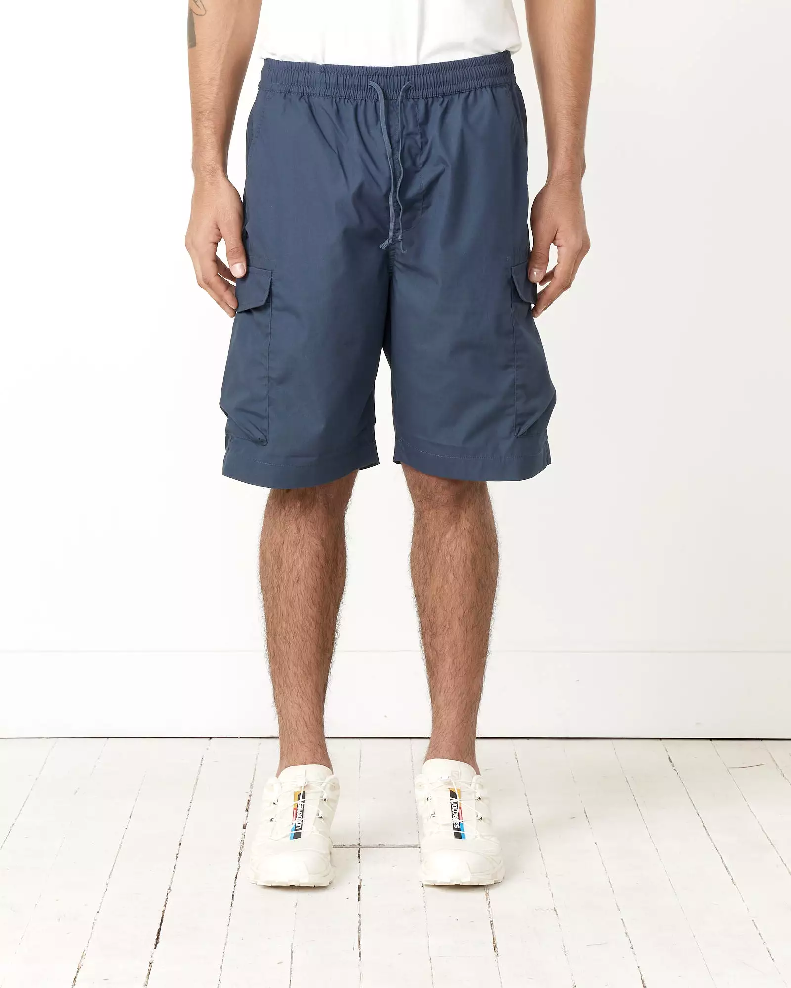 Parachute Short in Navy