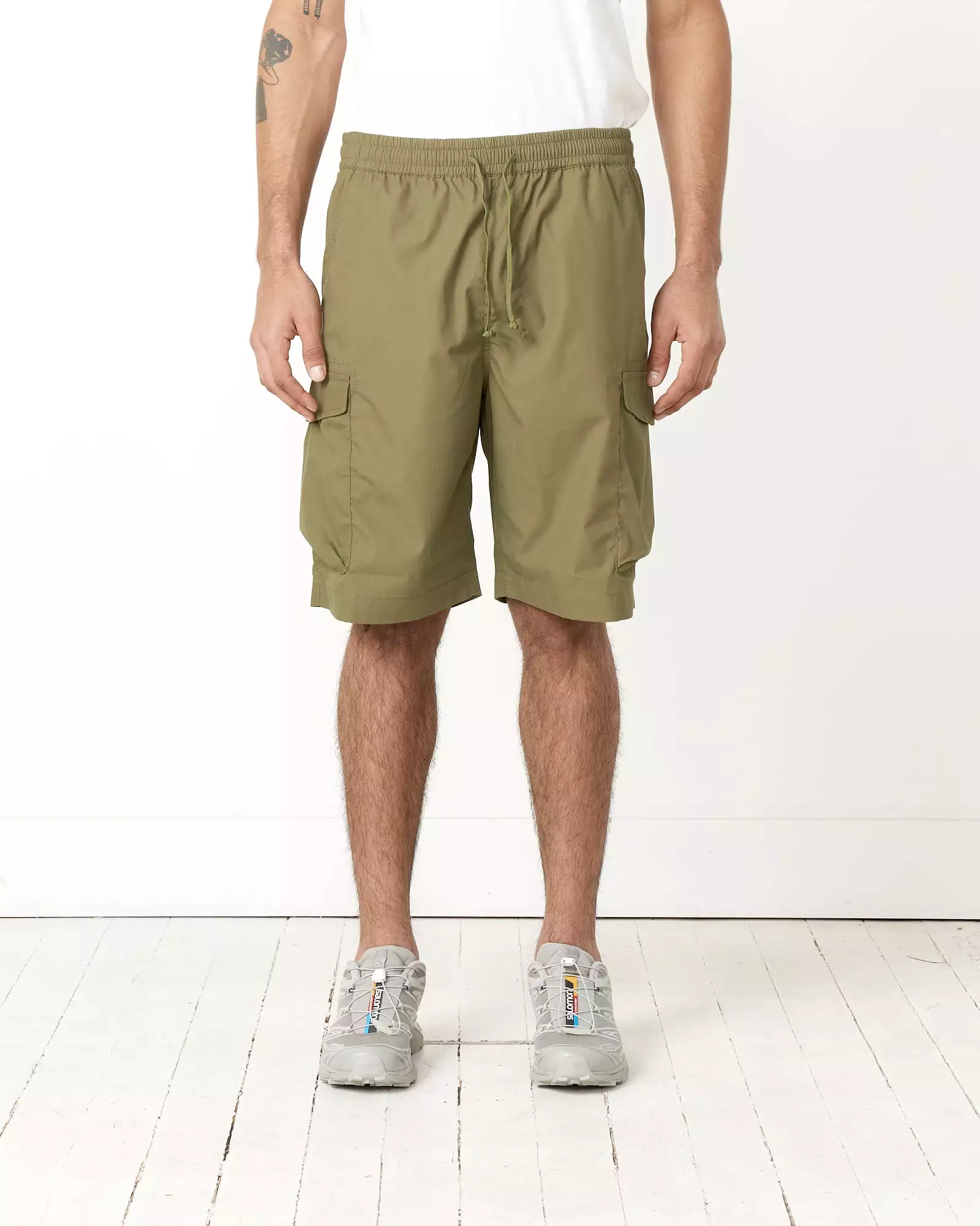 Parachute Short in Olive