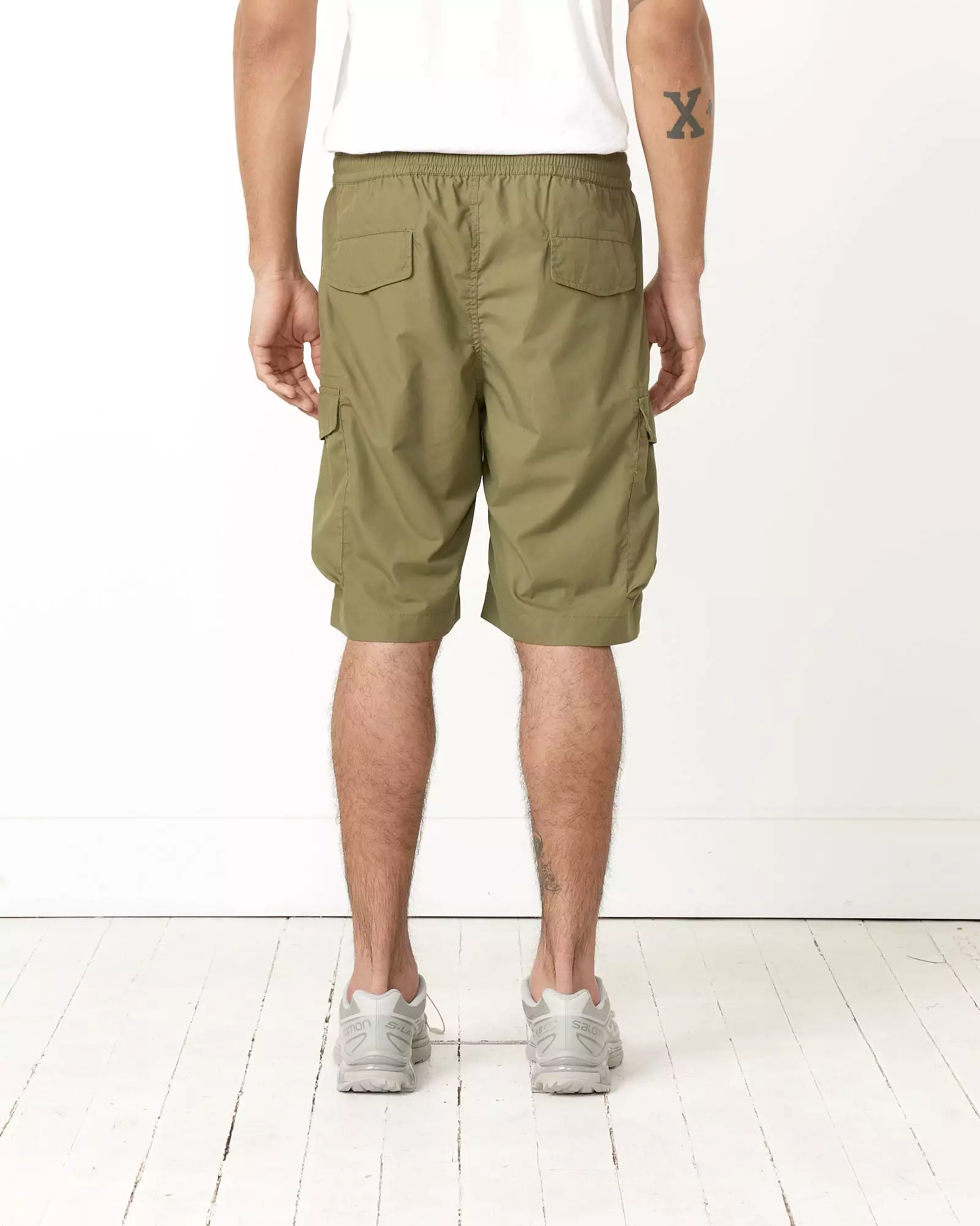 Parachute Short in Olive