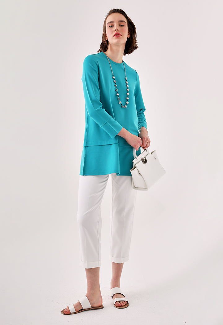 Plain Long Sleeve Top