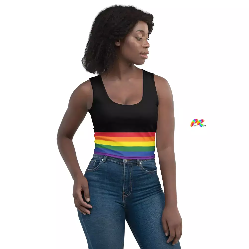 Pride Sleeveless Crop Top