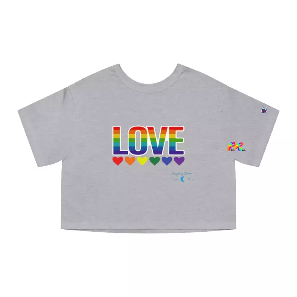 Pride/LGBTQ Champion Women's Cropped T-Shirt