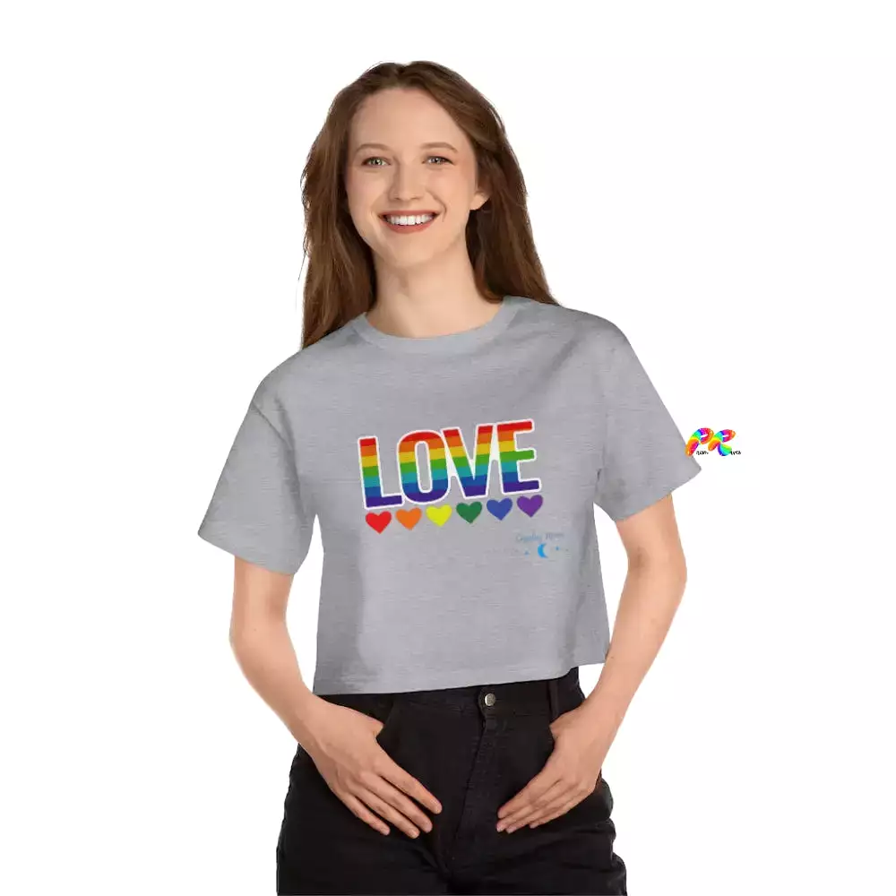 Pride/LGBTQ Champion Women's Cropped T-Shirt