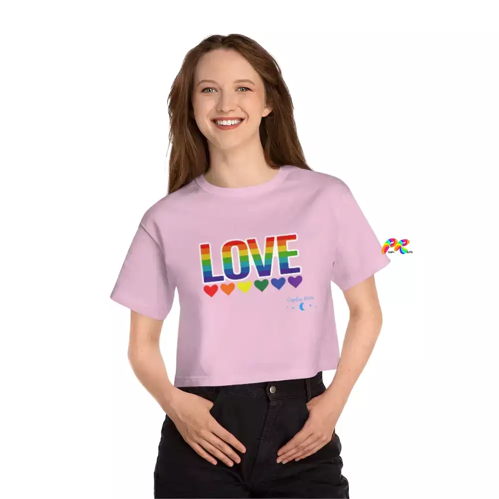 Pride/LGBTQ Champion Women's Cropped T-Shirt