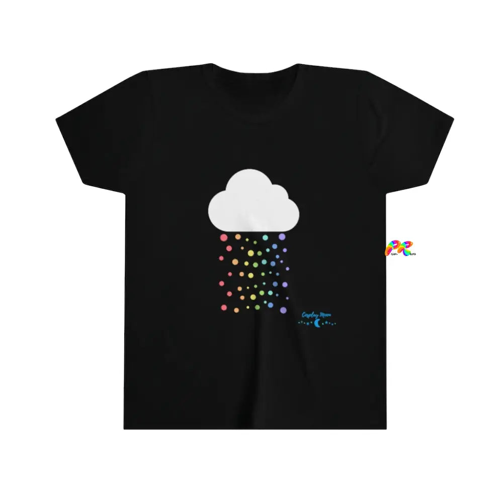 Rainbow Storm Cloud Youth Short Sleeve T-Shirt