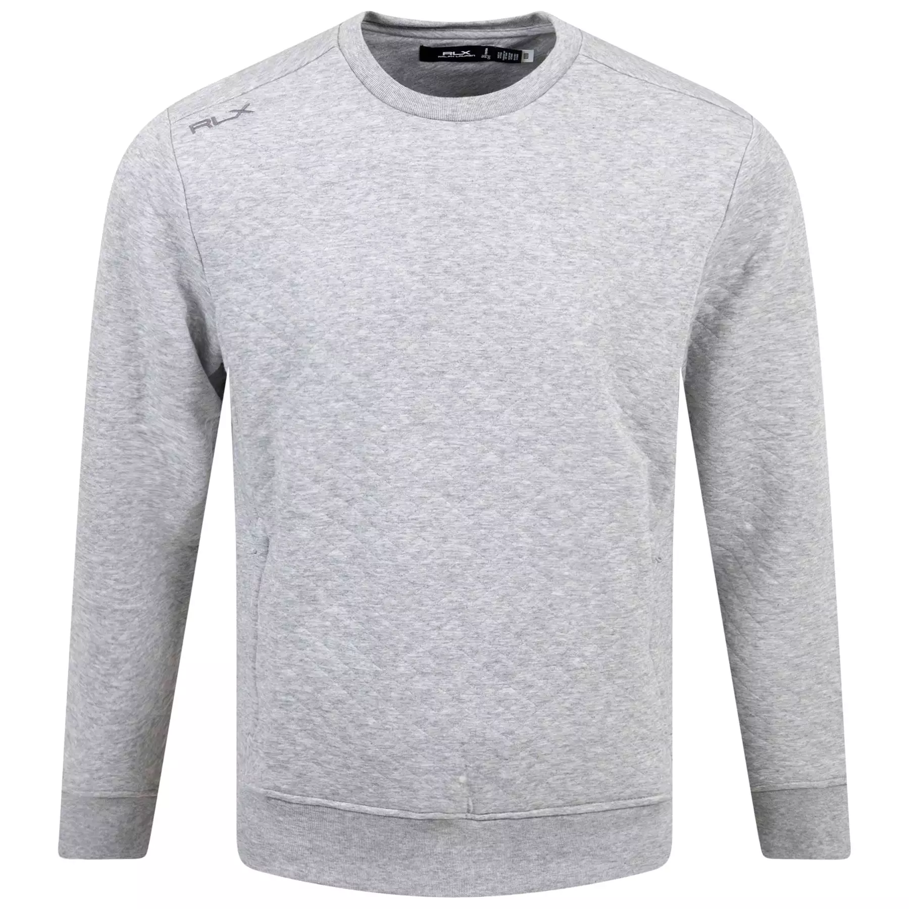 RLX Classic Fit Luxury Performance Sweatshirt Andover Grey - SS24