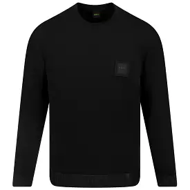 Salbo Lotus Cotton Jersey Oversize Fit Sweatshirt Black - W23