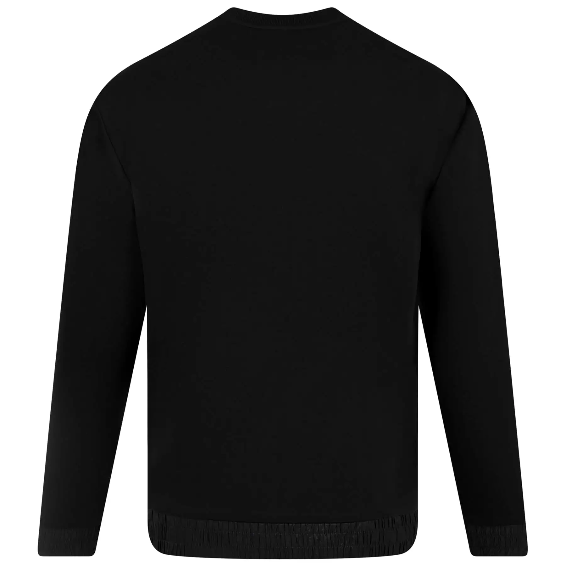 Salbo Lotus Cotton Jersey Oversize Fit Sweatshirt Black - W23