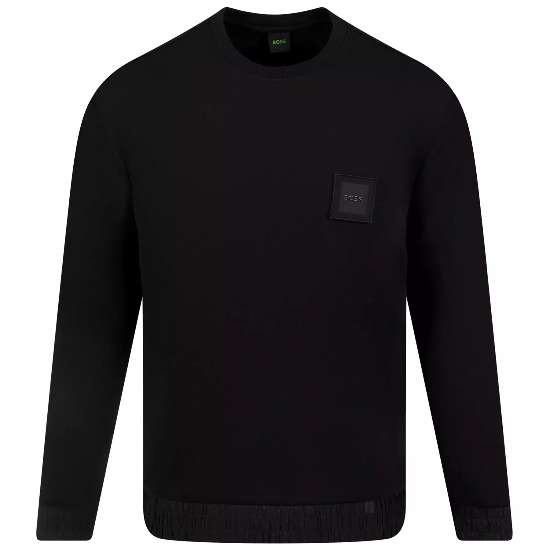 Salbo Lotus Cotton Jersey Oversize Fit Sweatshirt Black - W23