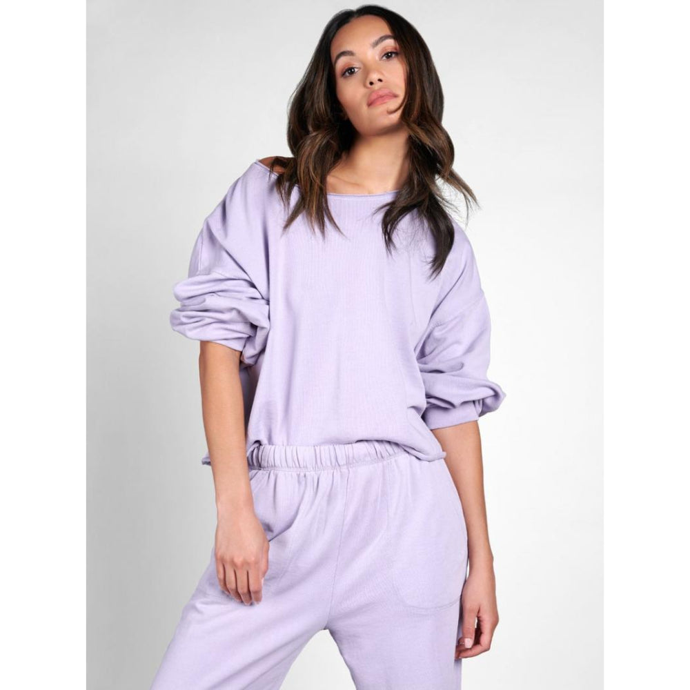 Sanctuary Women's Perfect Sweatshirt - LAVENDER FIELD