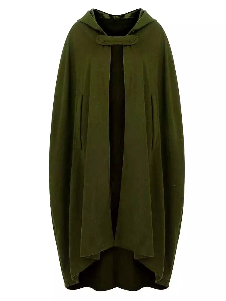 Sleeveless Vintage Style Coat Cloak for Women - Ideal for Winter Events and Parties