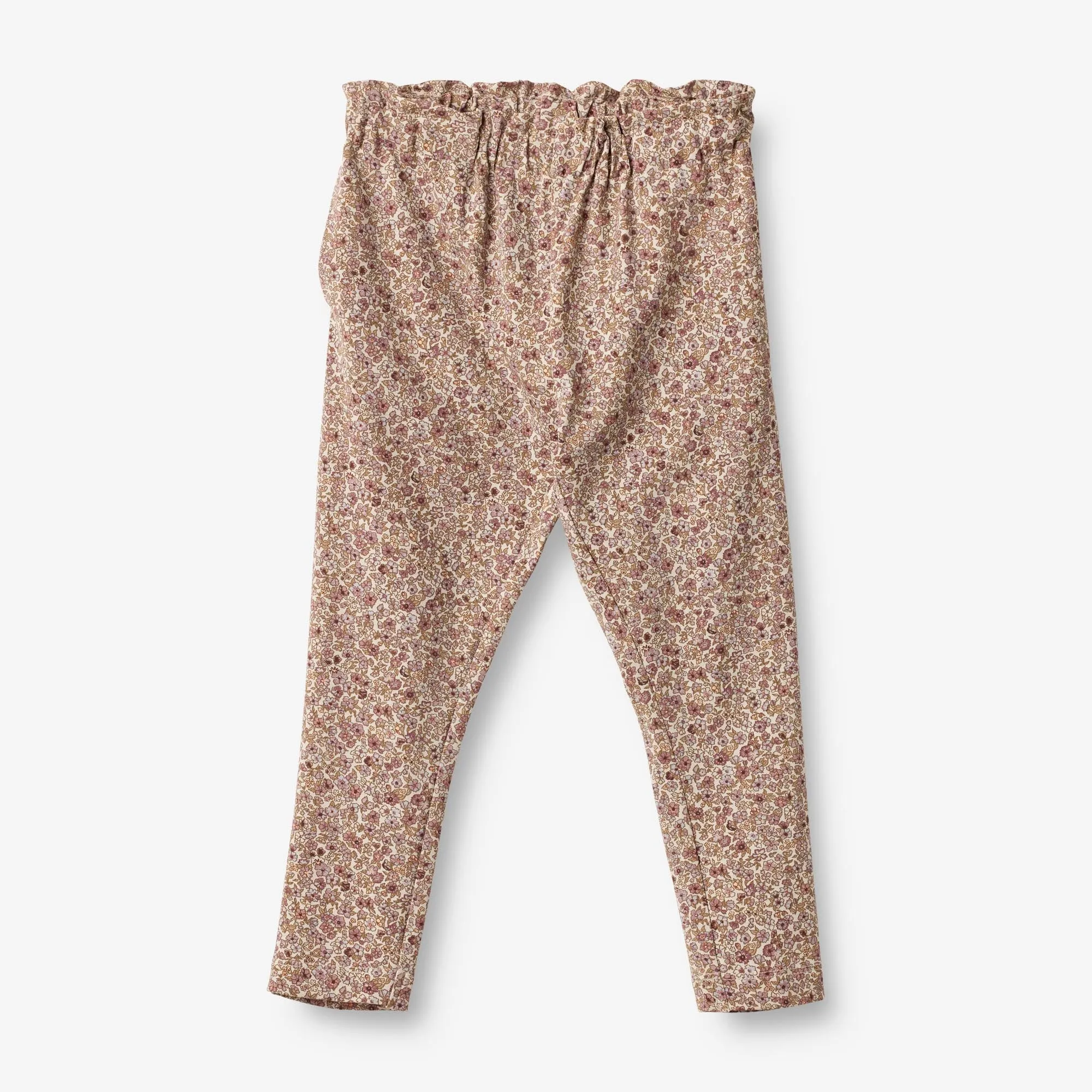 Soft Pants Malika - grey rose flowers