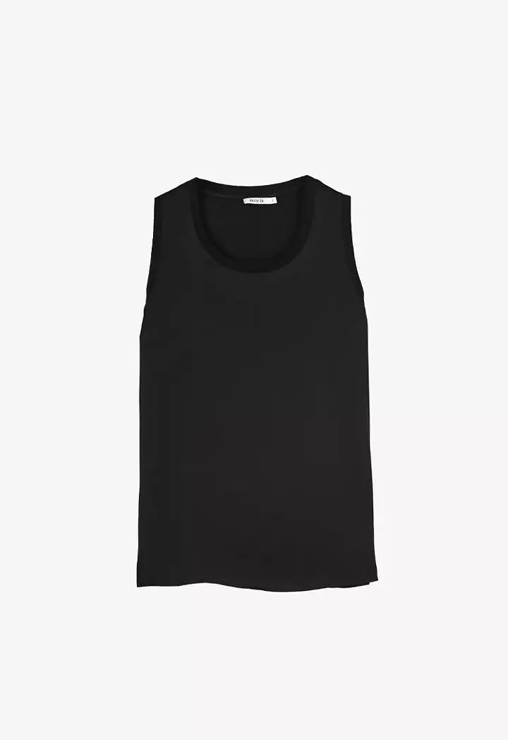 Solid Sleeveless Blouse