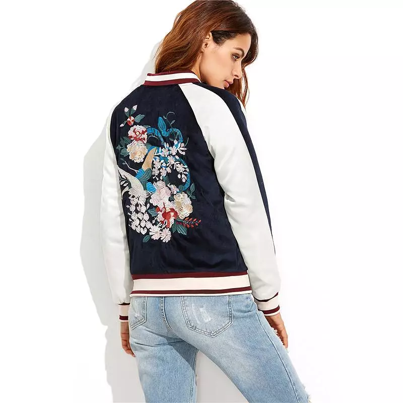 Take It Easy Floral Bomber Jacket