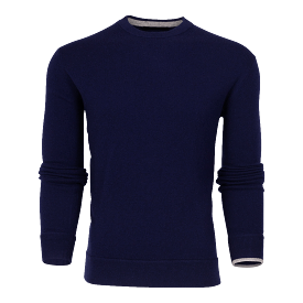 Tomahawk Cashmere Crewneck Sweater (Abyss)