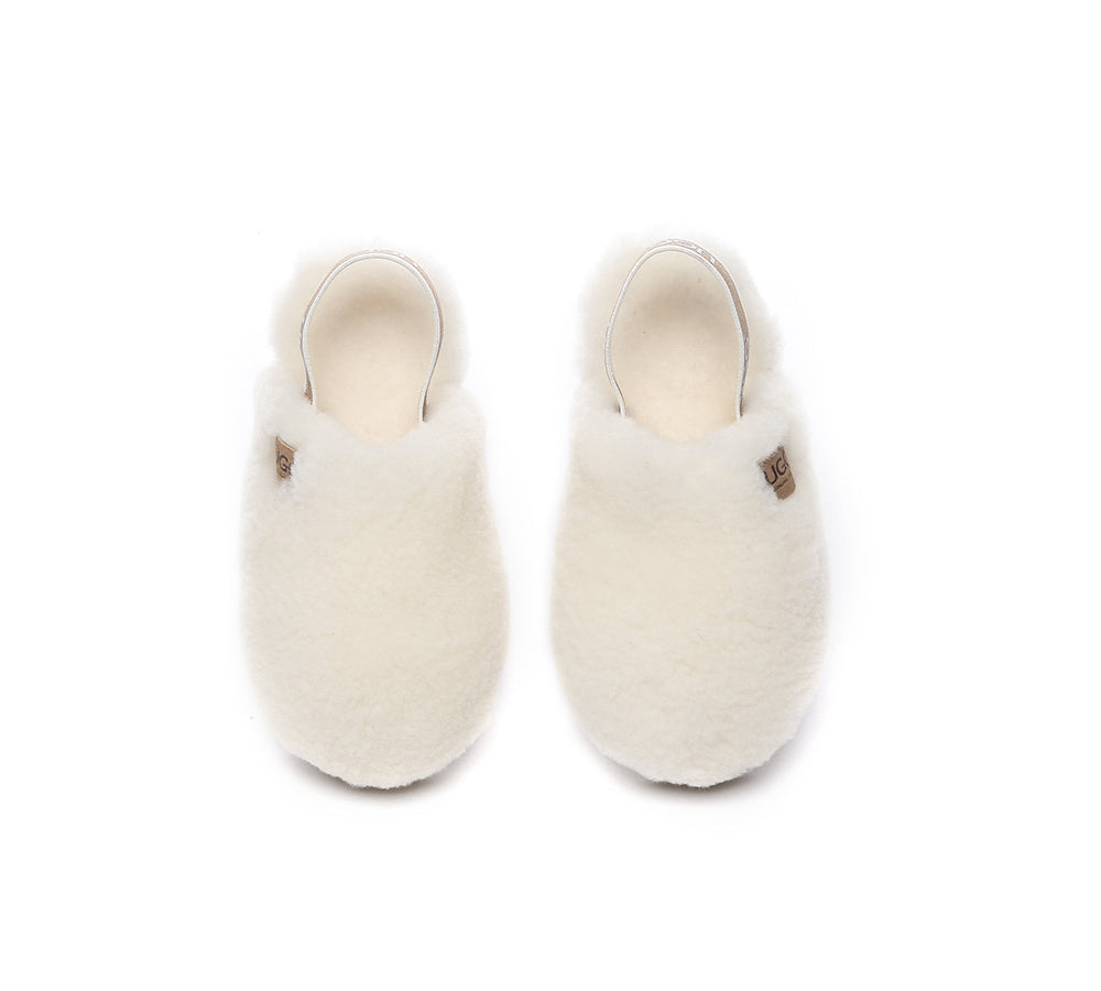 UGG AUSTRALIAN SHEPHERD UGG Kids Slingback Fluffy Slides Kamari