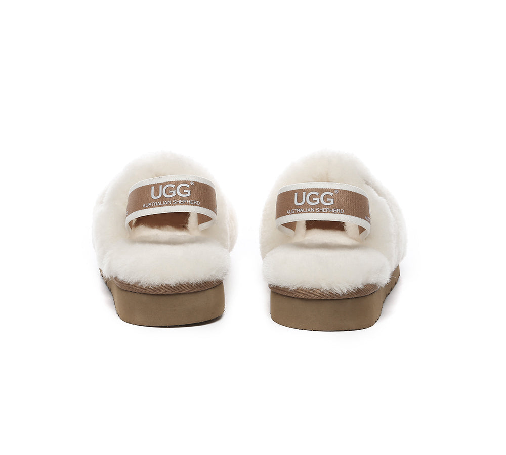 UGG AUSTRALIAN SHEPHERD UGG Kids Slingback Fluffy Slides Kamari