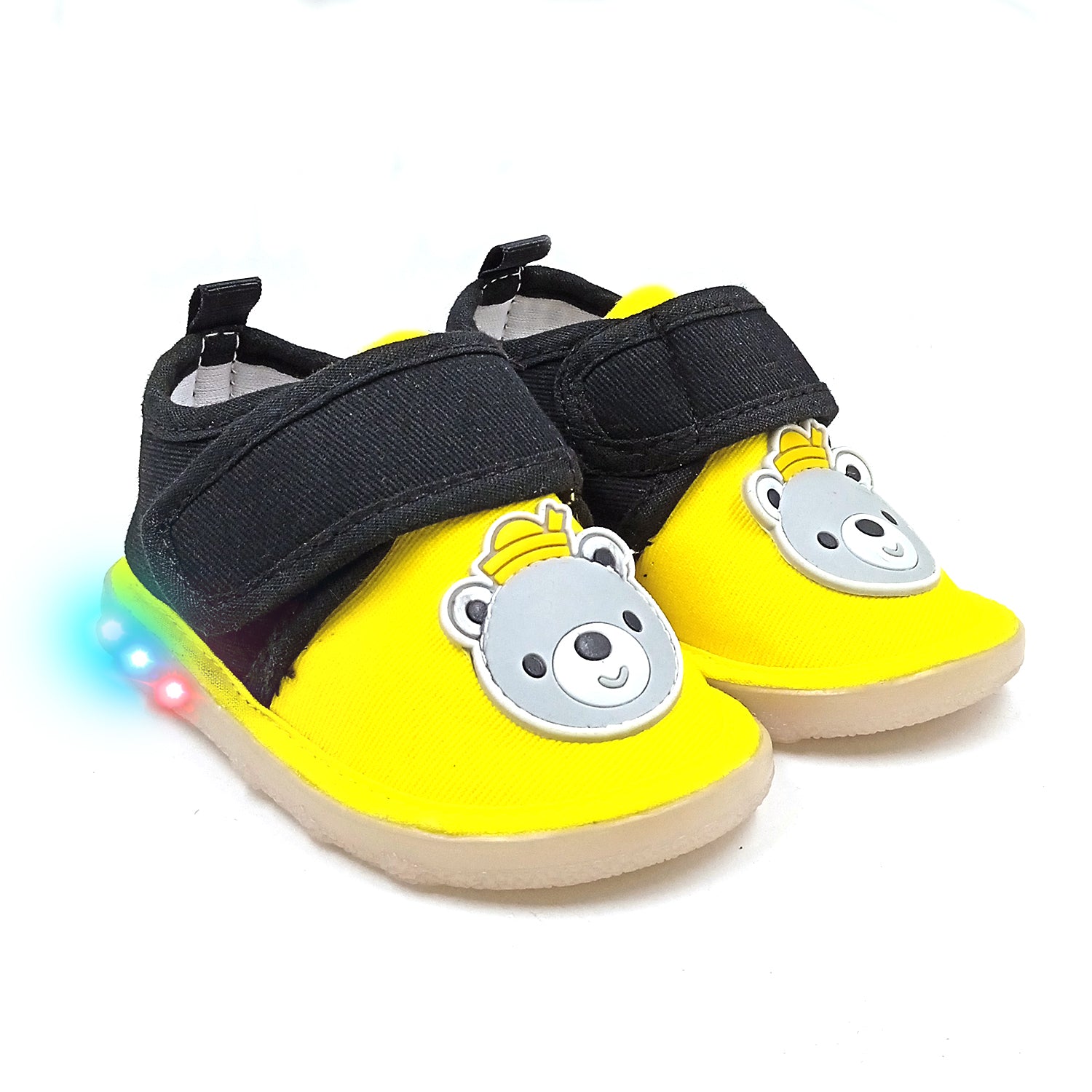 Urbanfeet Attractive King Bear Shoes with LED Light | Shoes for Baby Boys & Girls | 12 Months to 24 Months