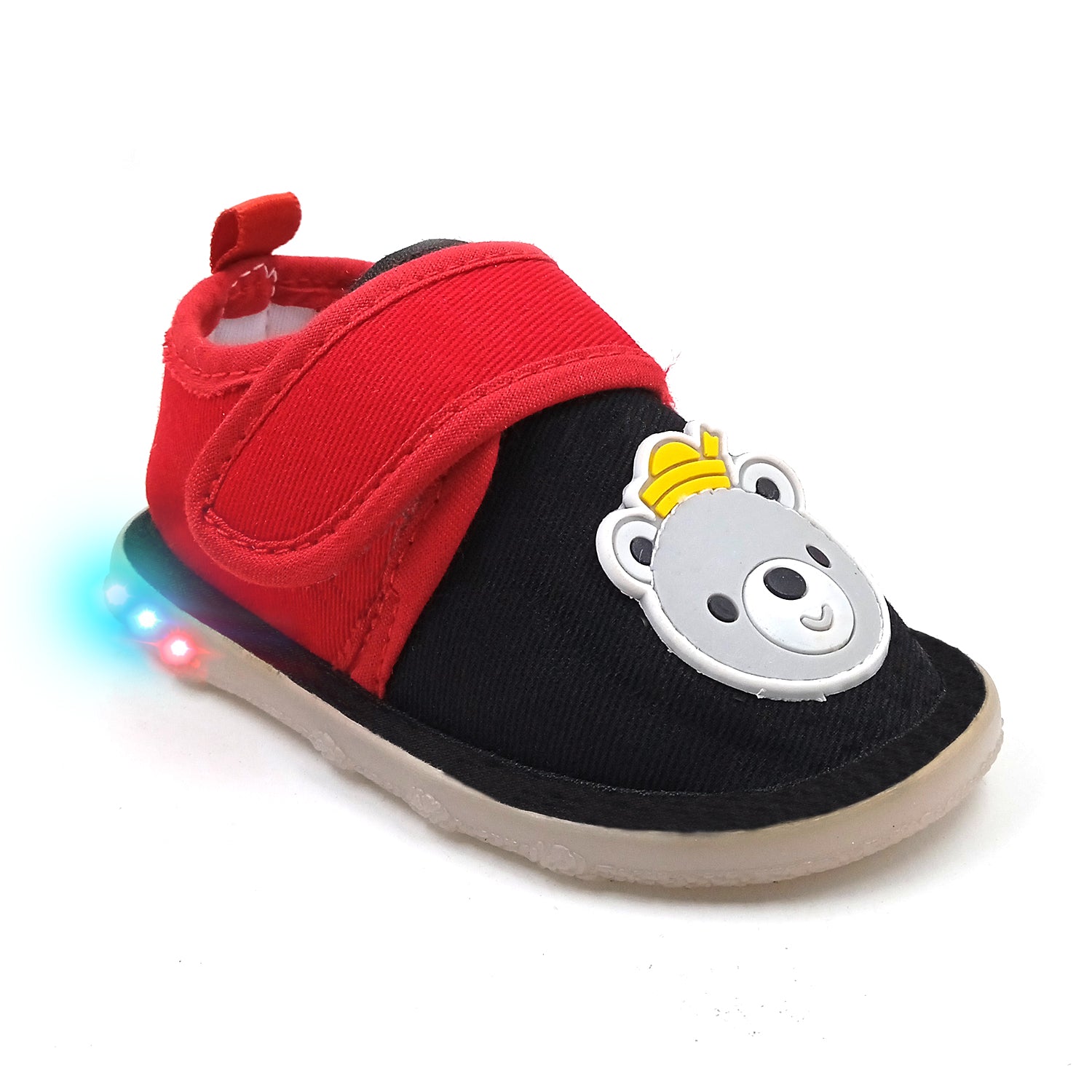 Urbanfeet Attractive King Bear Shoes with LED Light | Shoes for Baby Boys & Girls | 12 Months to 24 Months