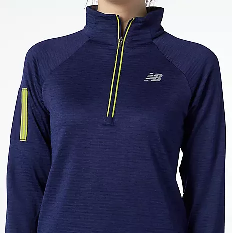 W New Balance Heat Grid Half Zip