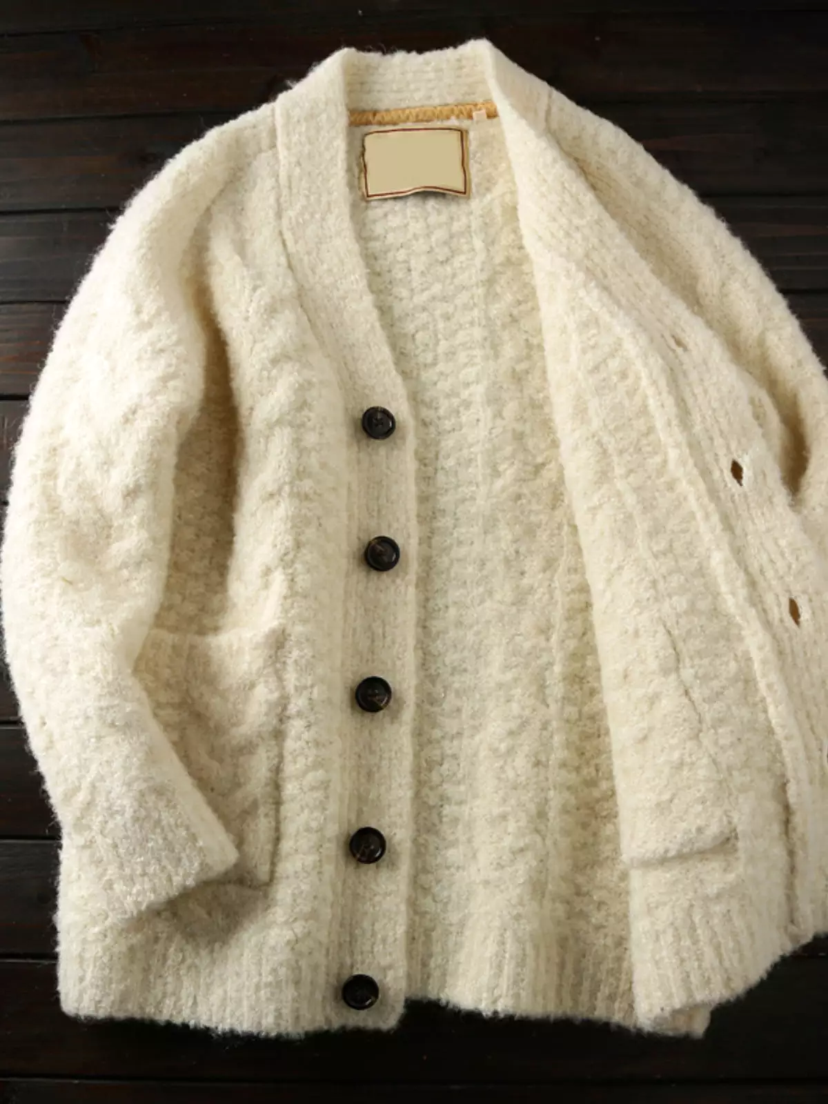 Warm Thickened wool cardigan men's knitted sweater jacket