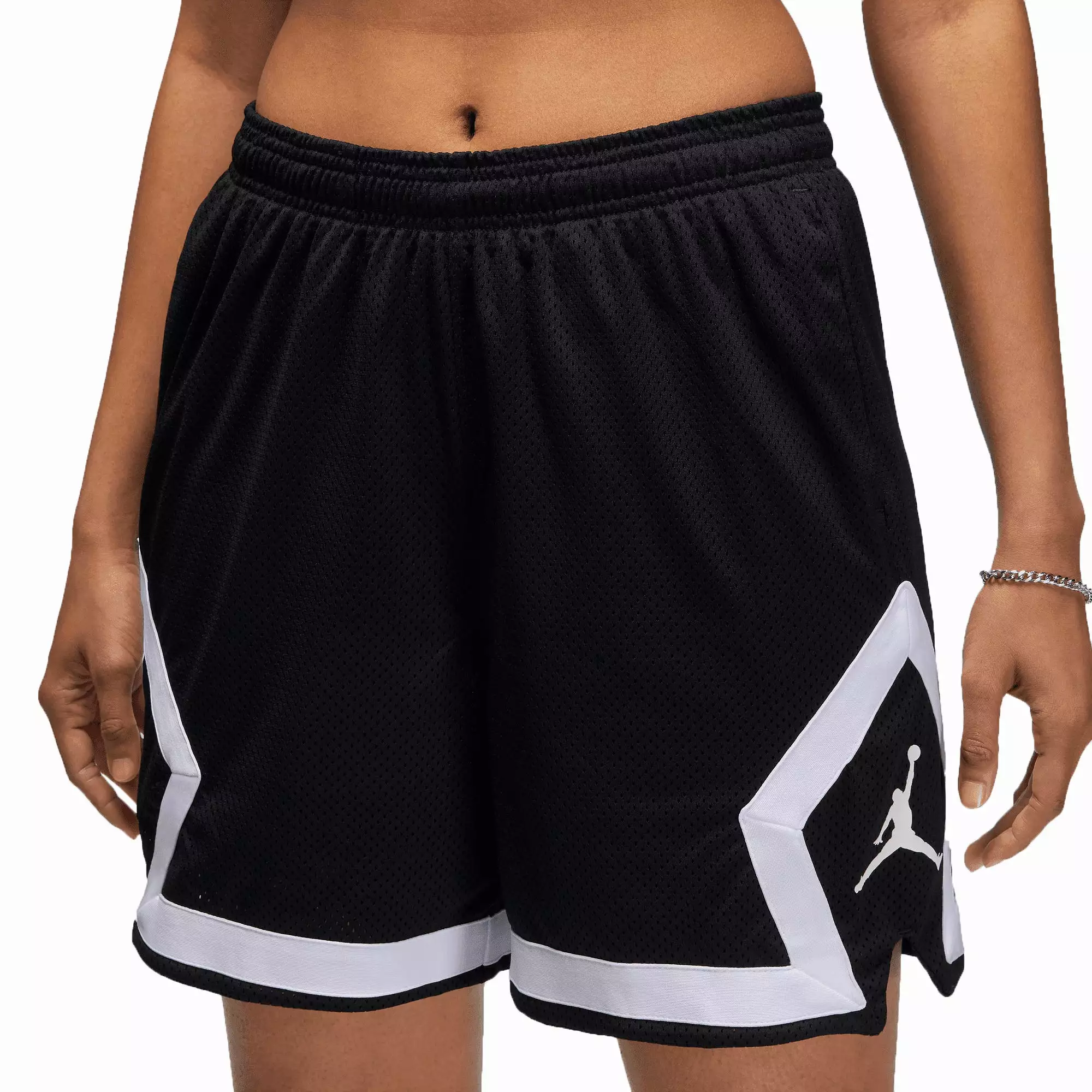 WMN'S DIAMOND SHORTS 'BLACK/WHITE'