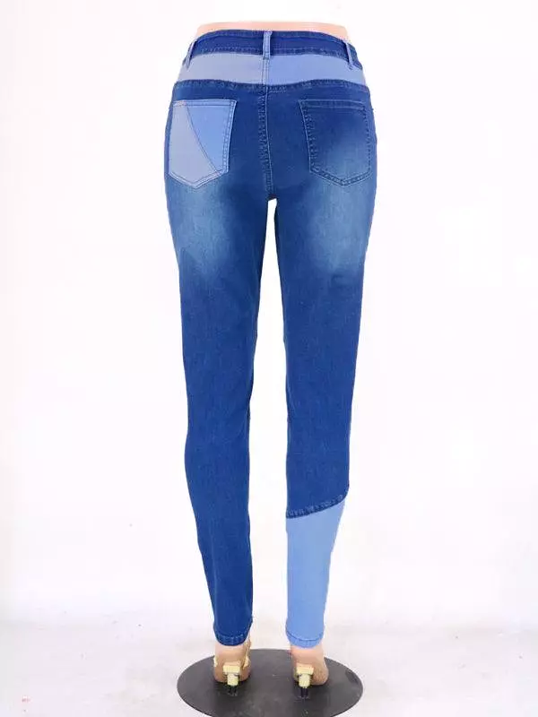 Women High Waist Skinny Jeans