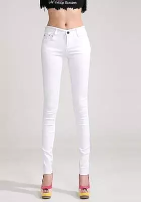 Women Skinny Jeans, White