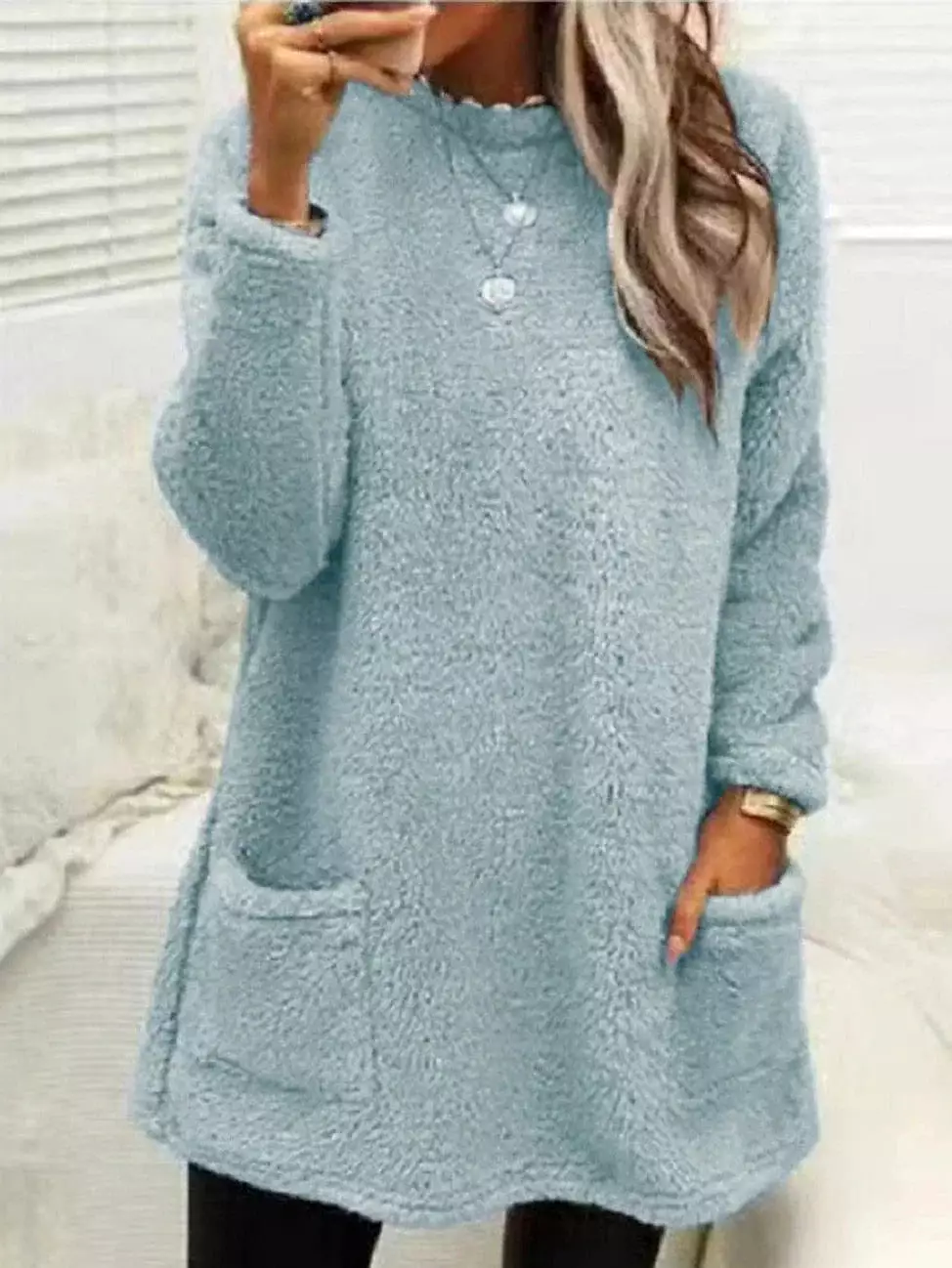 Women's Lightweight Ethnic Print Sweatshirt Pullover