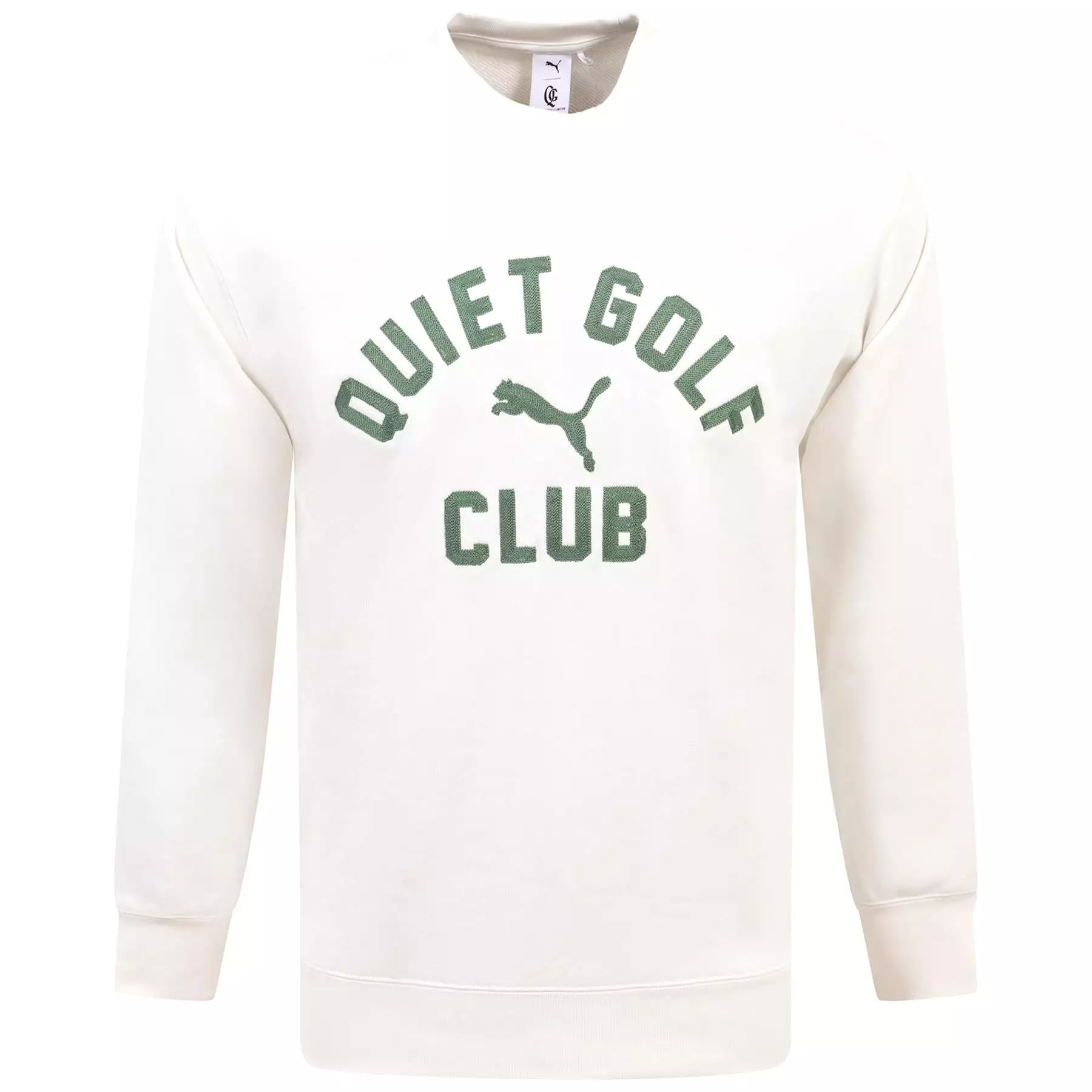 x QGC Graphic Crew Neck Sweatshirt White - SS24