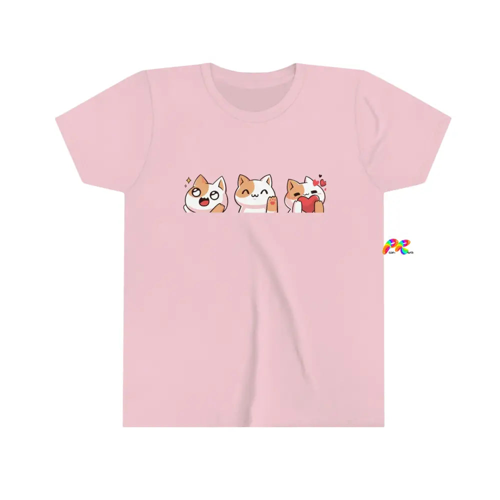 Youth Kawaii Kats Short Sleeve Tee